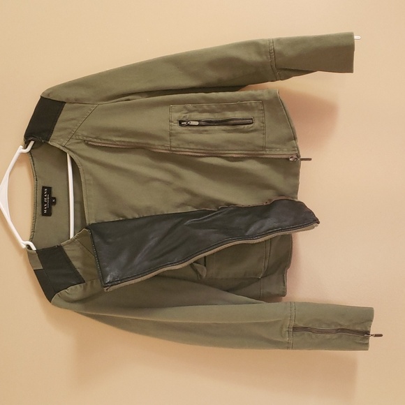 Army Green and Black Jacket - Picture 2 of 6